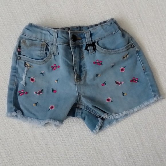 Girl's Vigoss Denim Shorts Size 5 - Picture 1 of 7